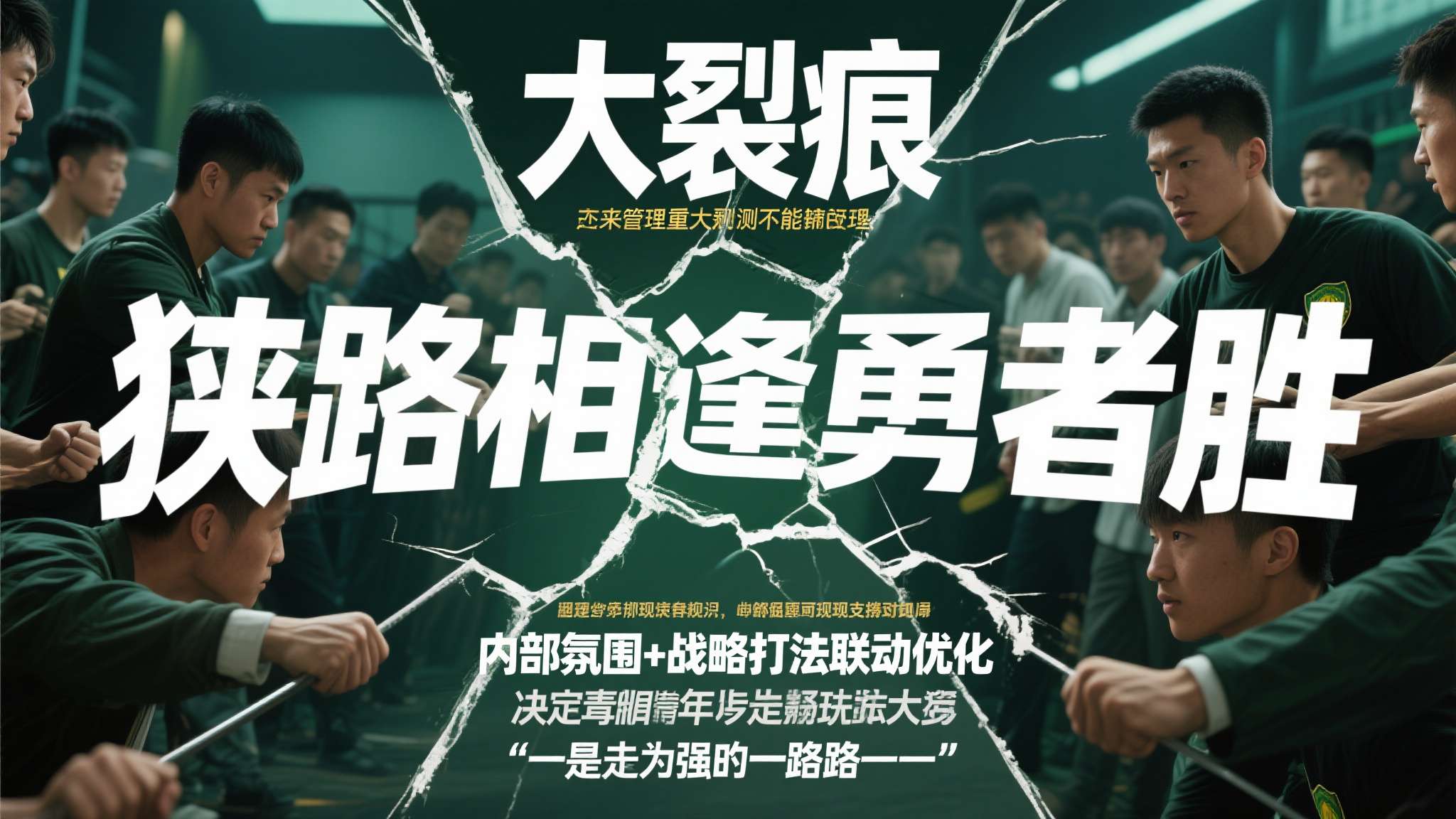 放眼即将到来的重大考验，如果管理层不能协助化解矛盾，让所有人员重新确立共识，那么
